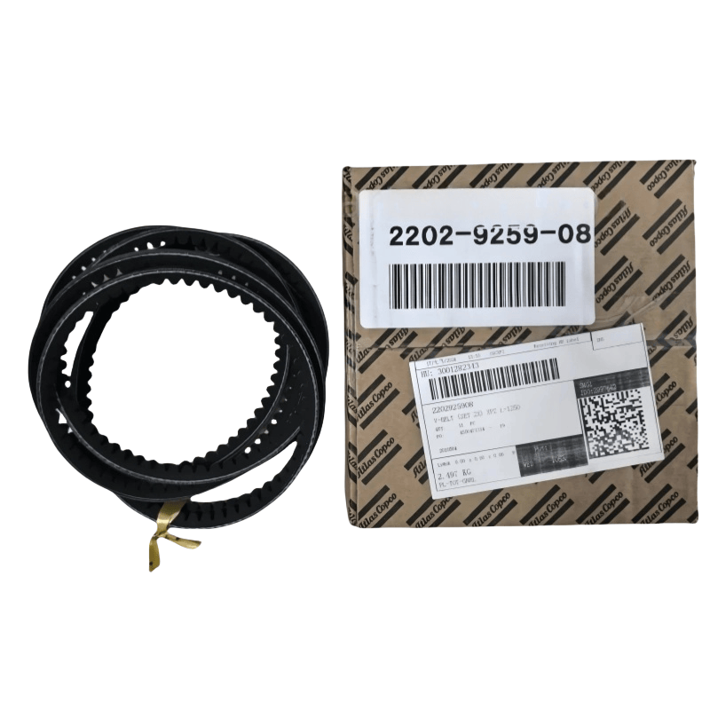2202925908 ATLAS COPCO V-BELT (SET 2X) XPZ L = 1250 AC õli süstitud kruvikompressori originaali jaoks