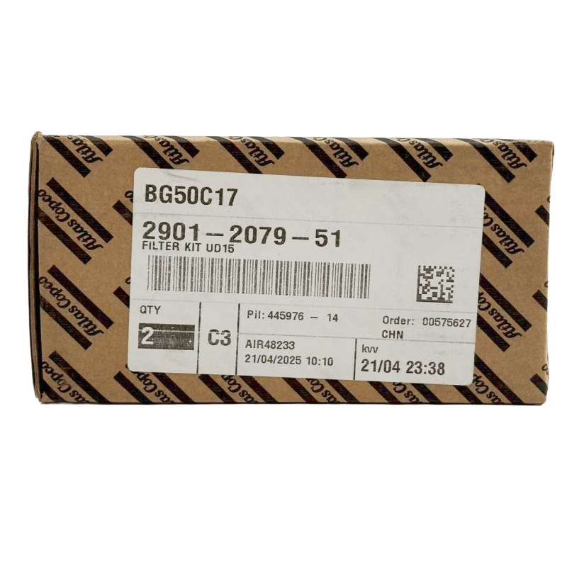 2901207951 Atlas Copco õhukompressori filterikomplekt UD15+