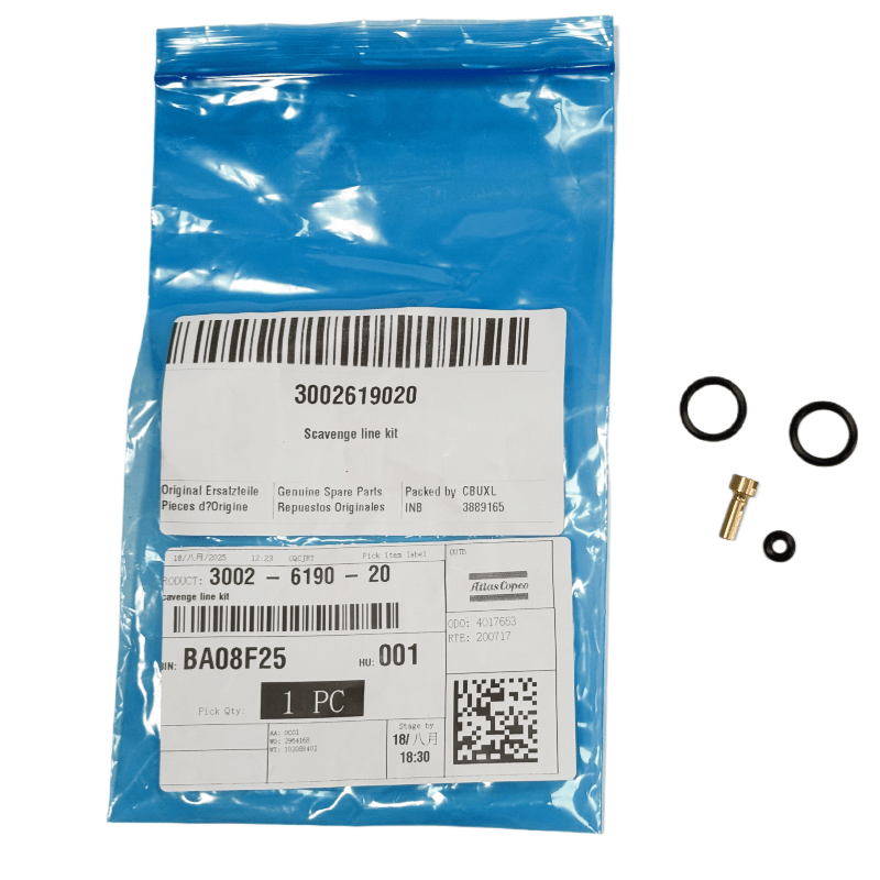 3002619020 Atlas Copco Air Compressor Scavenge Line'i komplekt