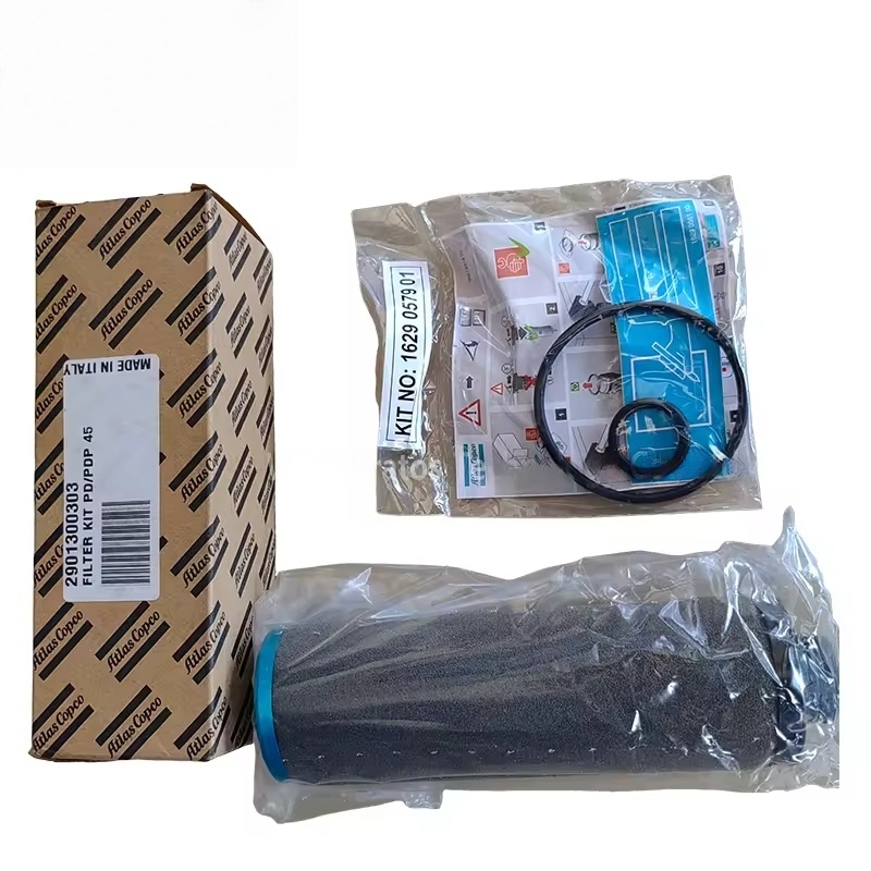 Atlas COPCO 2901300303 Filterikomplekt PD PDP 45 õhukompressori lisandi filtreerimiseks Filtreerimine Suur täpne lihtne paigaldada Comprar En Line