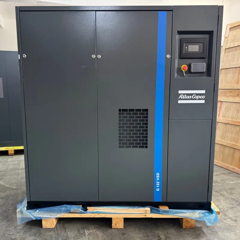 Atlas Copco G132VSD õli sissepritsega kruvikompressor 400V 50HZ muutuva kiirusega ajam