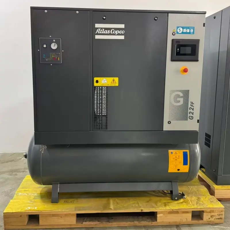 Atlas Copco G22FF 22kW 30hj õli sissepritsega pöörlev kruviõhukompressor tööstuslikuks tootmiseks