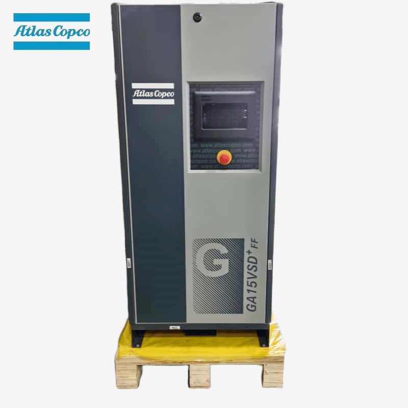 Atlas Copco GA15 VSD Plus FF 15kW 20HP muutuva kiirusega õli sissepritsega kruviõhukompressoriga integreeritud kuivati