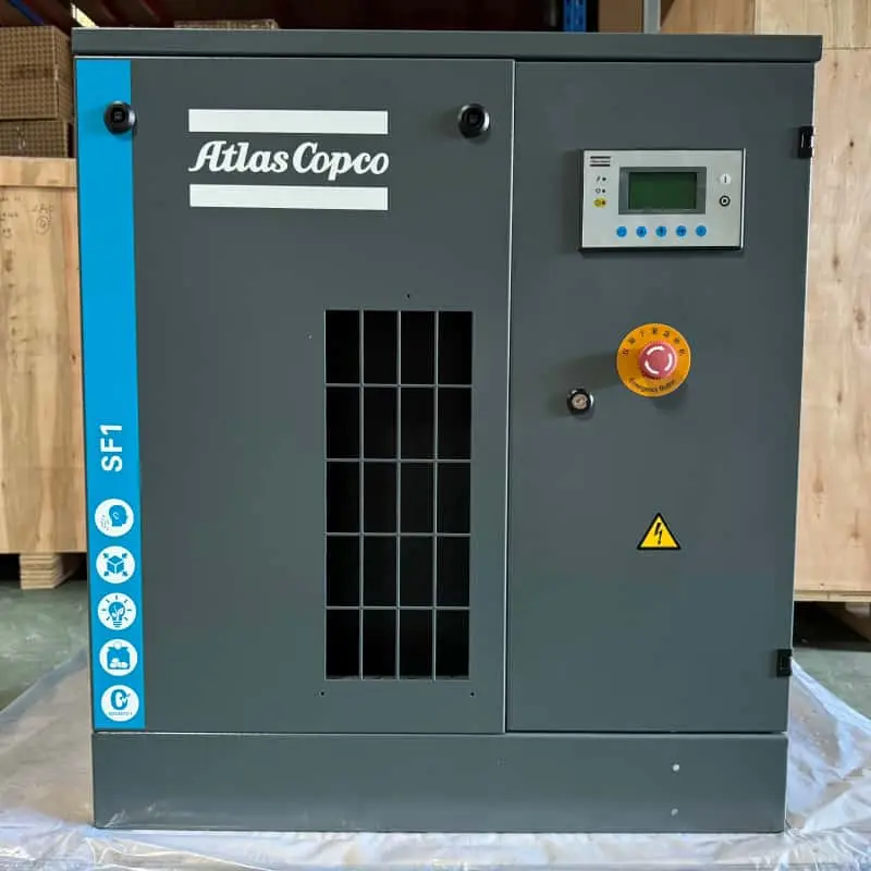 Atlas Copco SF1 Oil Free Scroll õhukompressor 15 kW 2HP klass 0 sertifitseeritud originaal