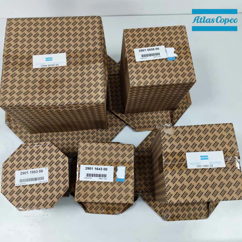 Atlas Copco varuosade õlieralduskomplekt 2901085800 2901164300 2901196300 1094805899 2901056622